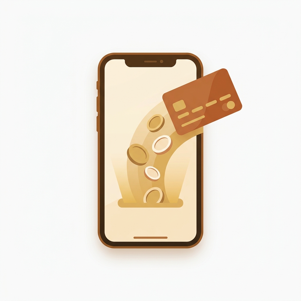 Playhera wallet concept illustration
